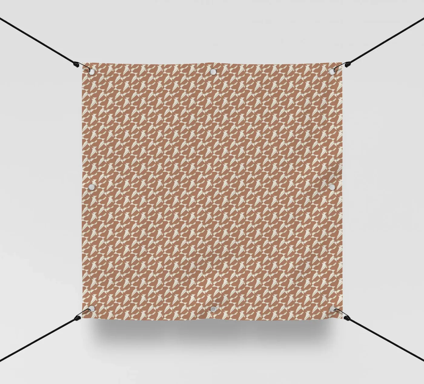 Pattern mocha pvc-zeil van Little Dean