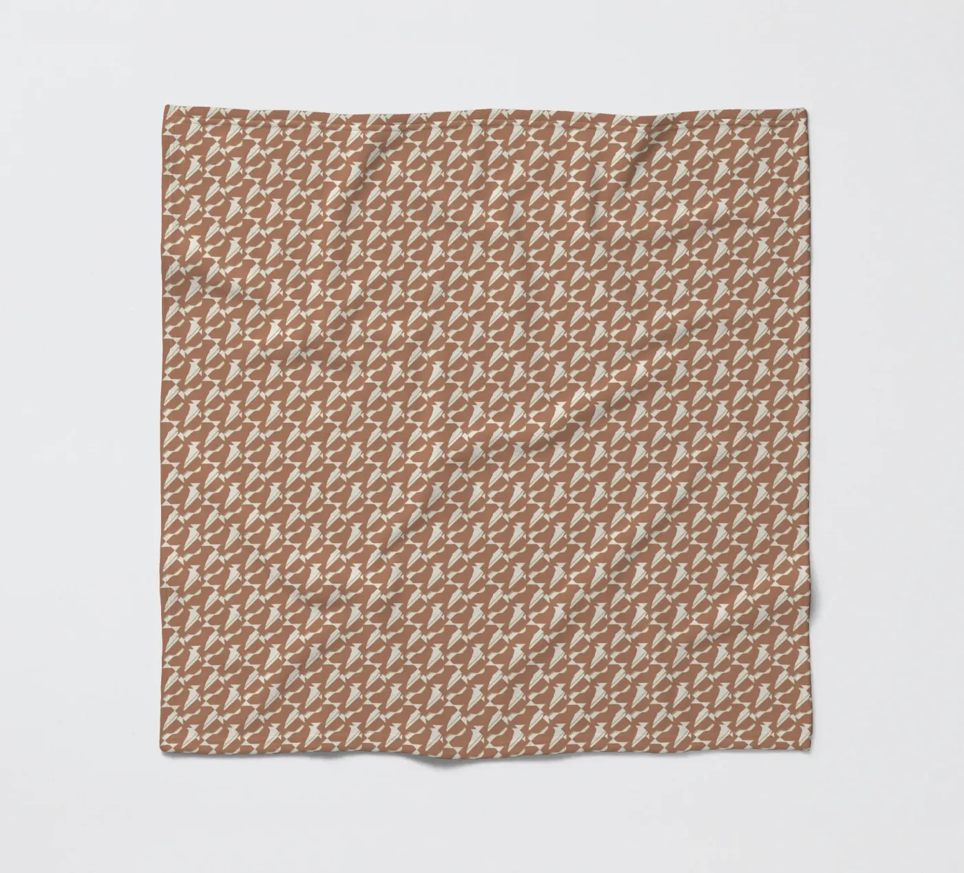 Pattern mocha coperta in pile da Little Dean