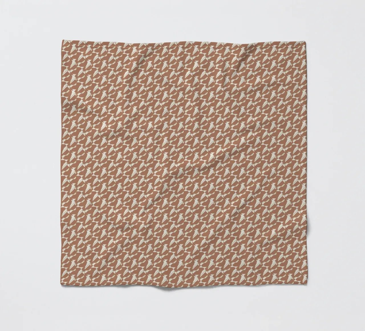 Pattern mocha fleecedeken van Little Dean