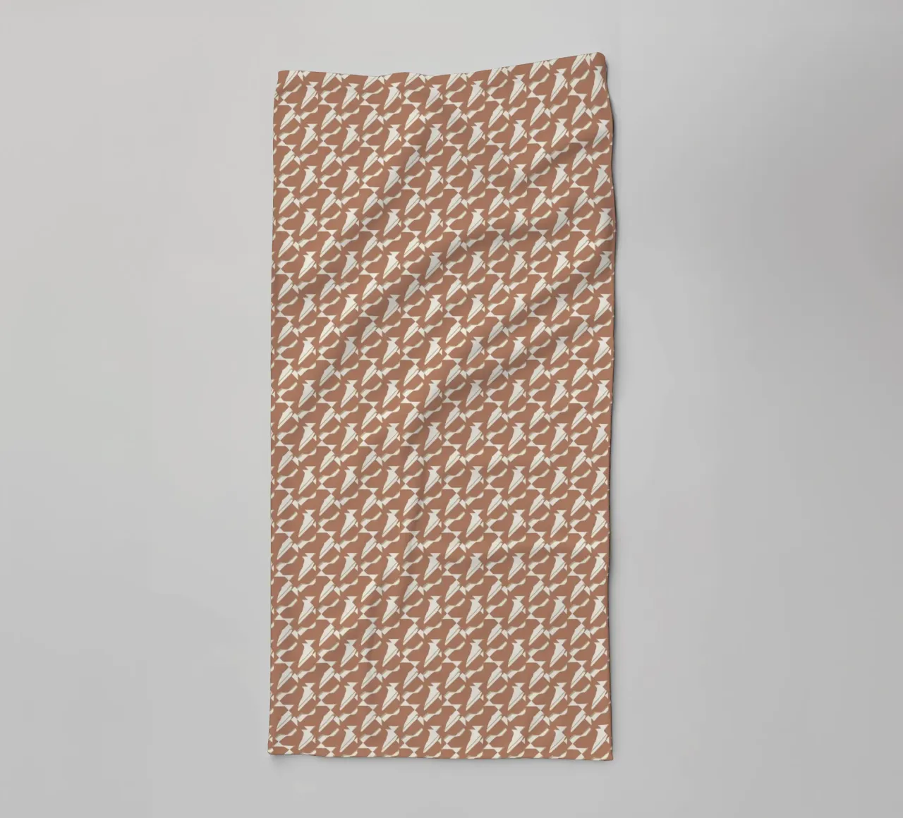 Pattern mocha badhanddoek van Little Dean
