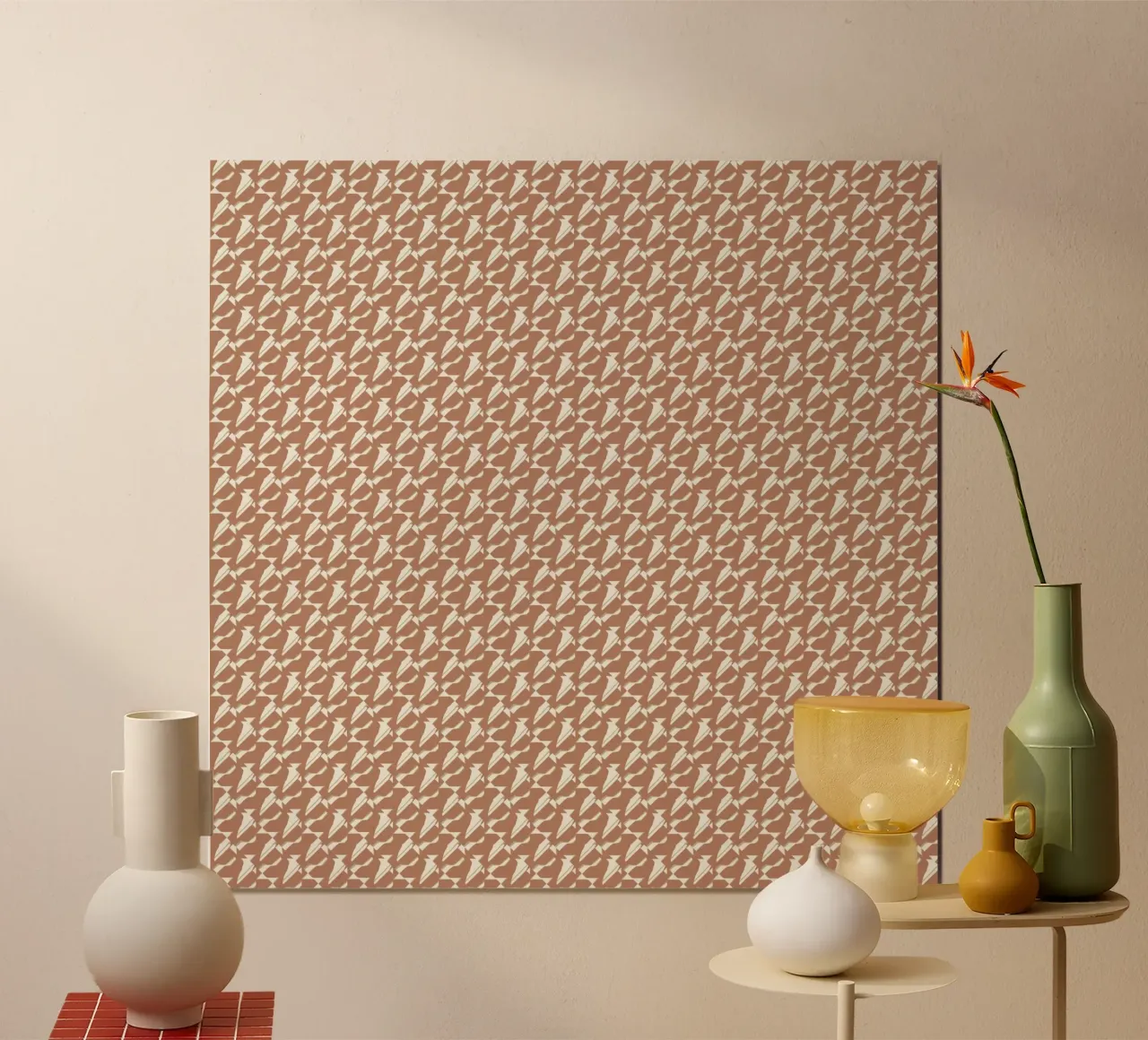 Pattern mocha poster by Little Dean