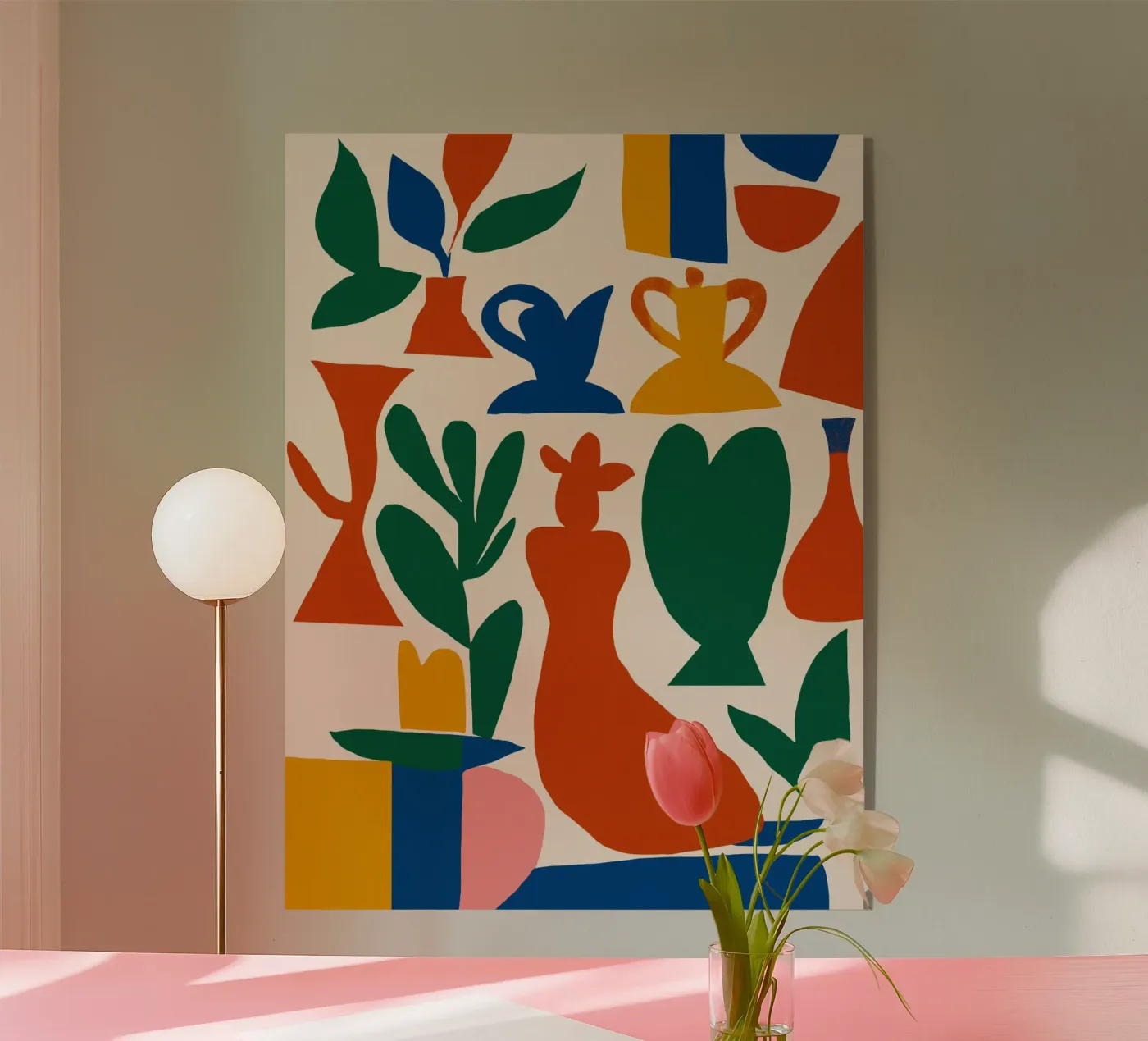 Vases cut out plexiglass da Little Dean