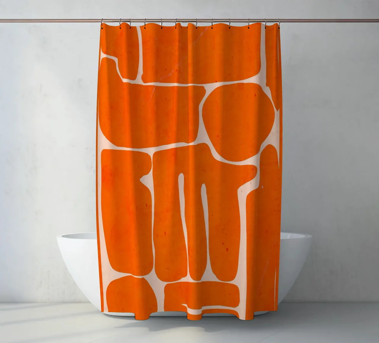 Modern Abstract Minimal Shapes 162-2 shower curtain by ThingDesign