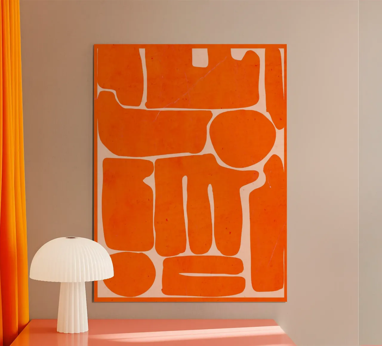 Modern Abstract Minimal Shapes 162-2 poster by ThingDesign