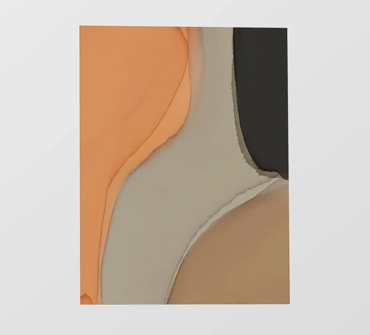 Minimalism earth tone abstract pvc cover by Little Dean