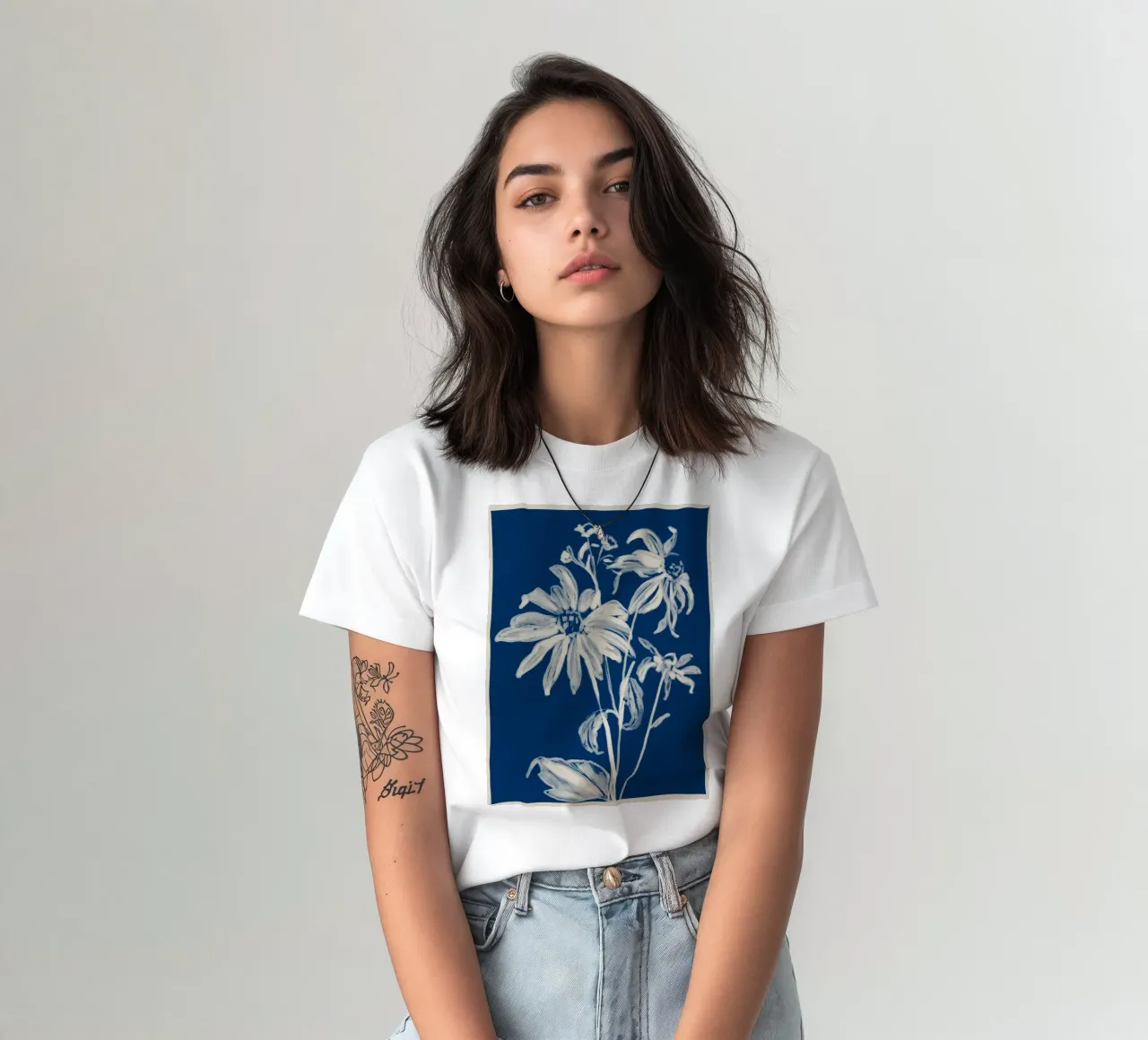 fiori minimi 8 t-shirt da ThingDesign
