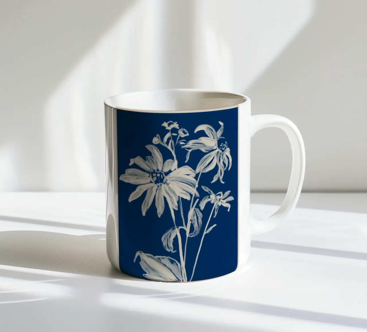 fiori minimi 8 tazza in ceramica da ThingDesign