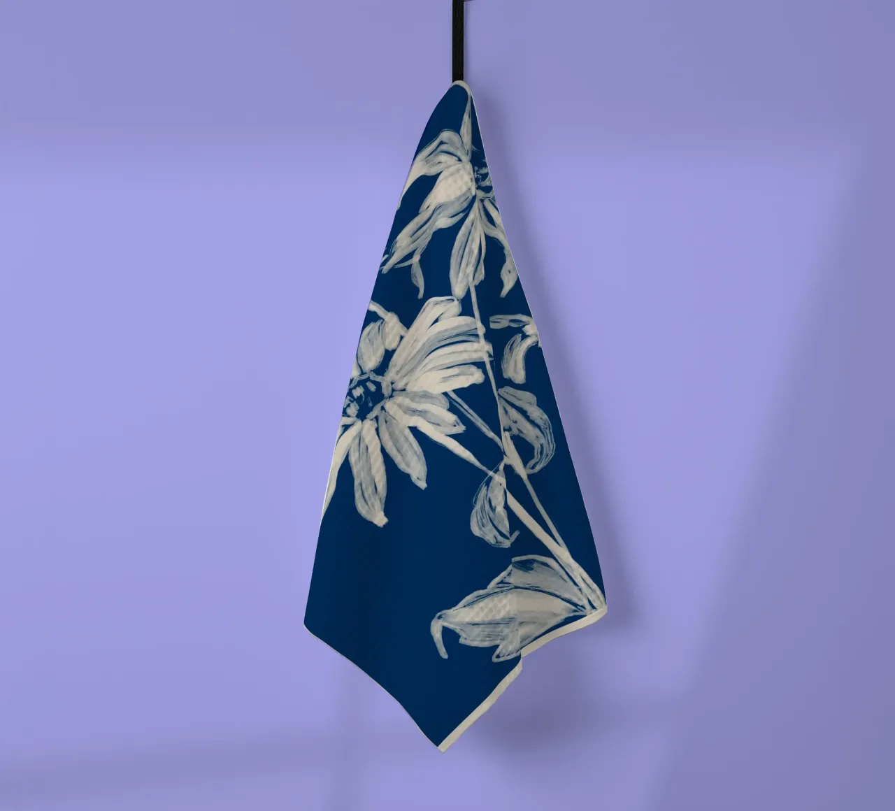 fiori minimi 8 canovaccio da cucina da ThingDesign