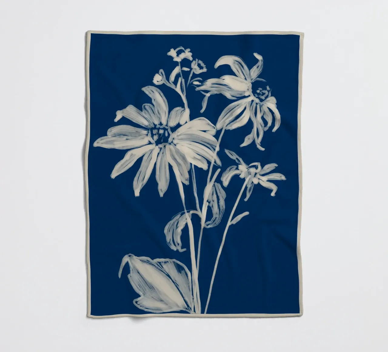 fiori minimi 8 coperta in pile da ThingDesign