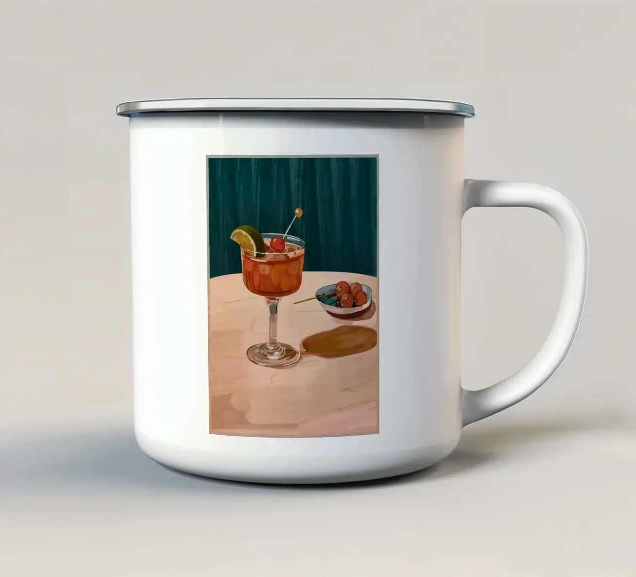 Cocktail tazza in smalto da ThingDesign