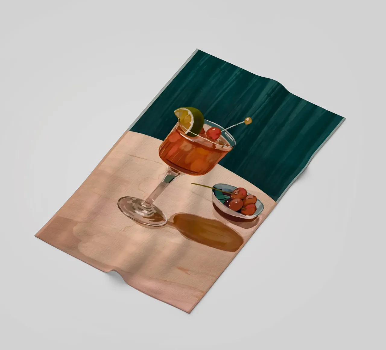 Cocktail beach towel by ThingDesign
