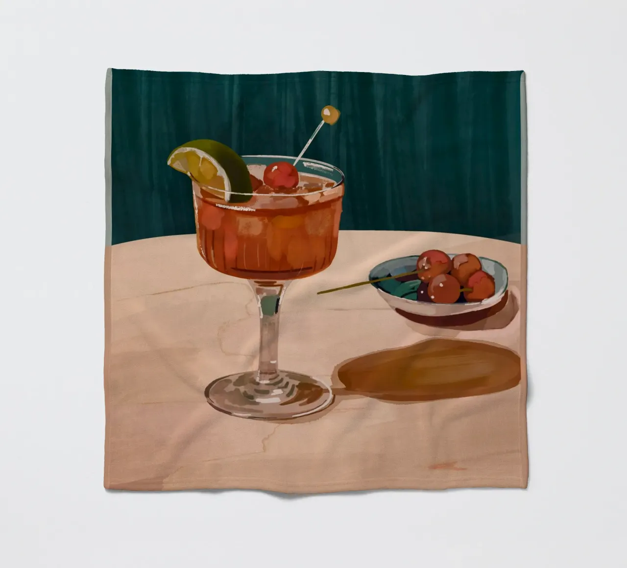 Cocktail fleece blanket by ThingDesign