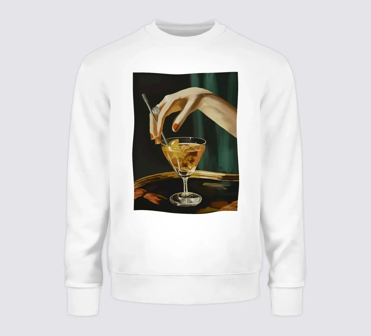 Cocktail 3 sweatshirt van ThingDesign