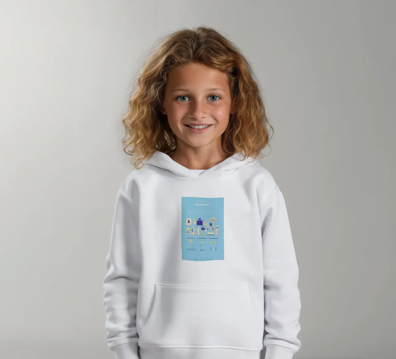Neustadt felpa bambino con cappuccio da Bureau Bald GmbH