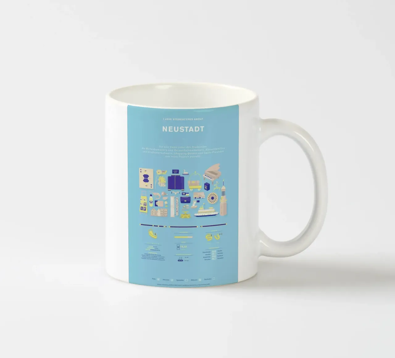Neustadt tazza in ceramica da Bureau Bald GmbH
