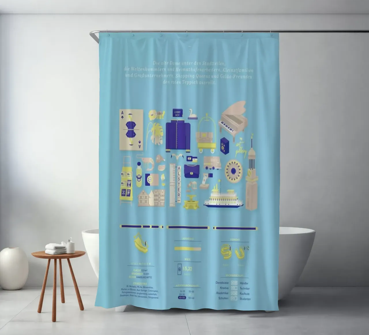 Neustadt tenda da doccia da Bureau Bald GmbH
