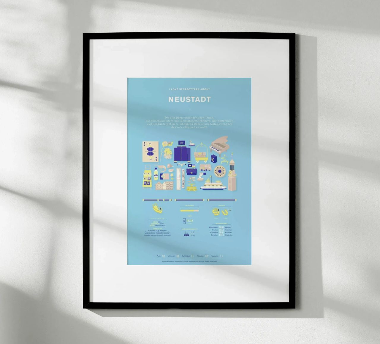 Neustadt Poster von Bureau Bald GmbH