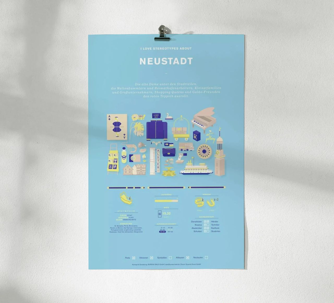 Neustadt Poster von Bureau Bald GmbH