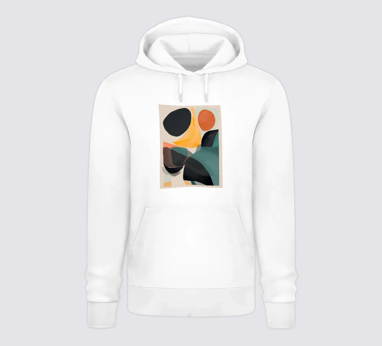 Arte abstracto moderno 143 sudadera con capucha de ThingDesign