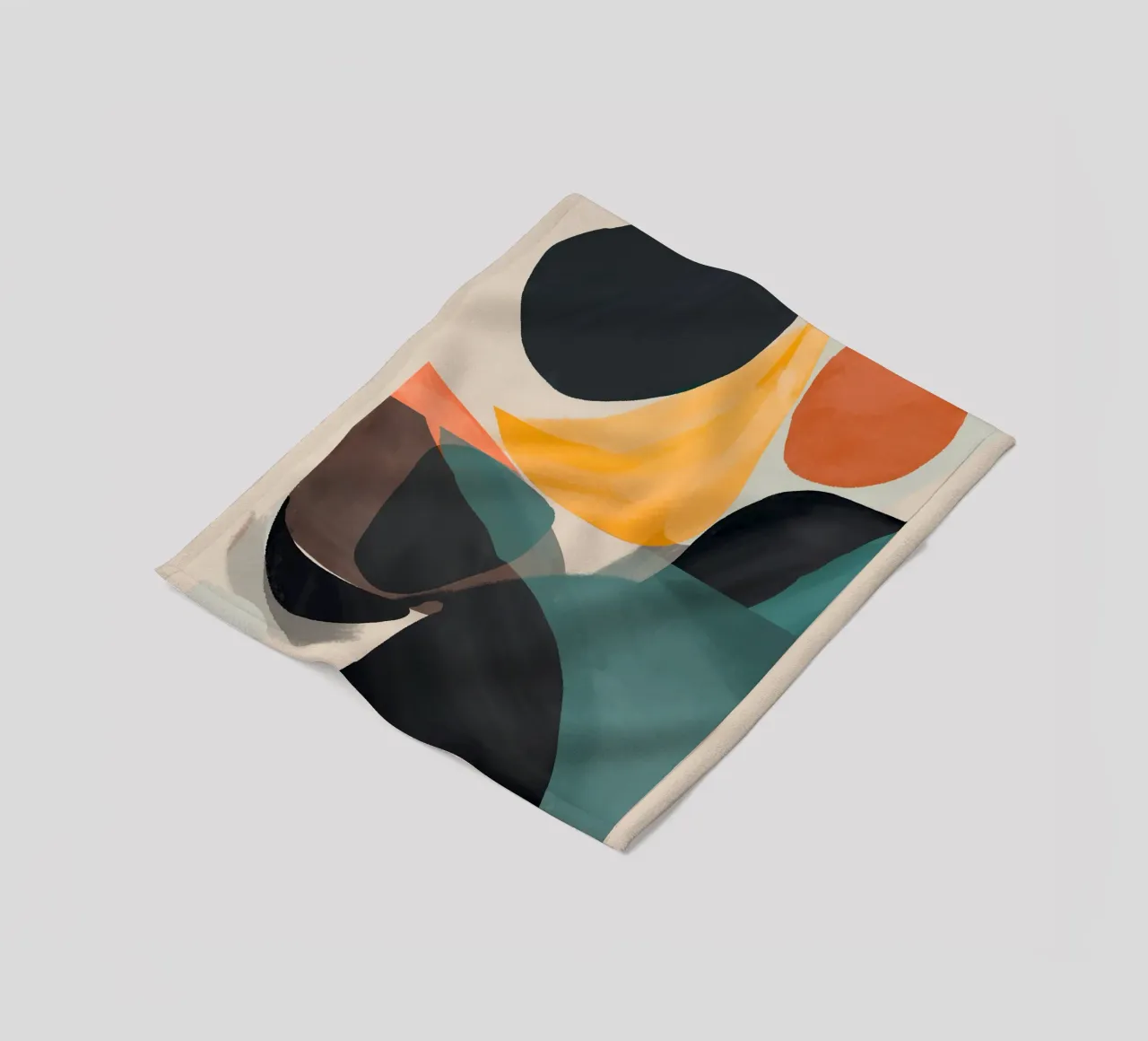 Arte astratta moderna 143 coperta in pile da ThingDesign