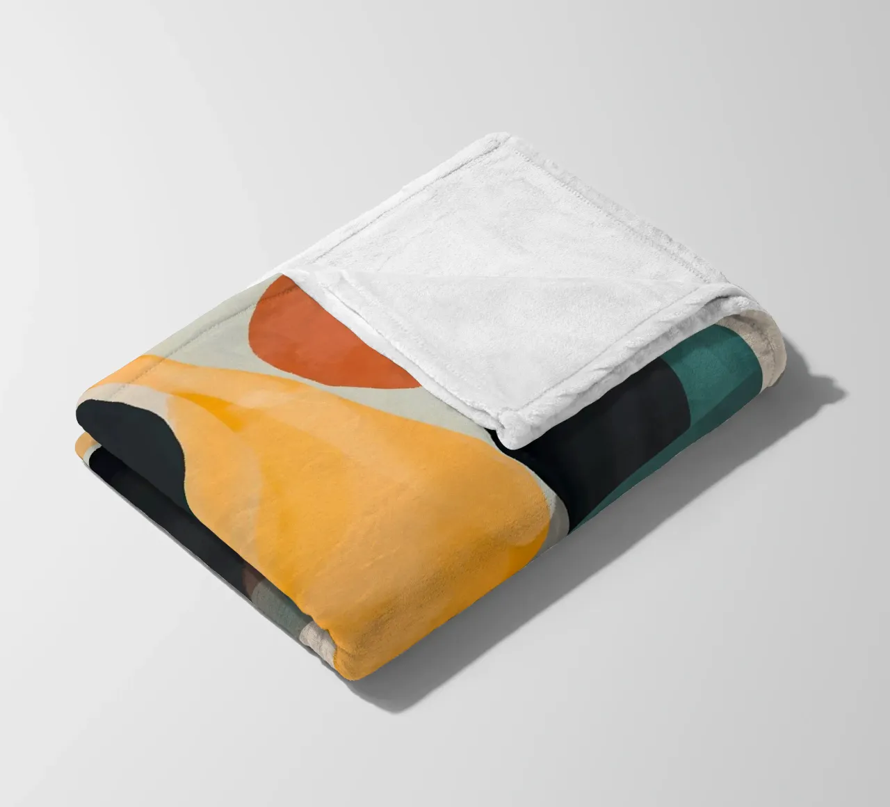 Arte astratta moderna 143 coperta in pile da ThingDesign
