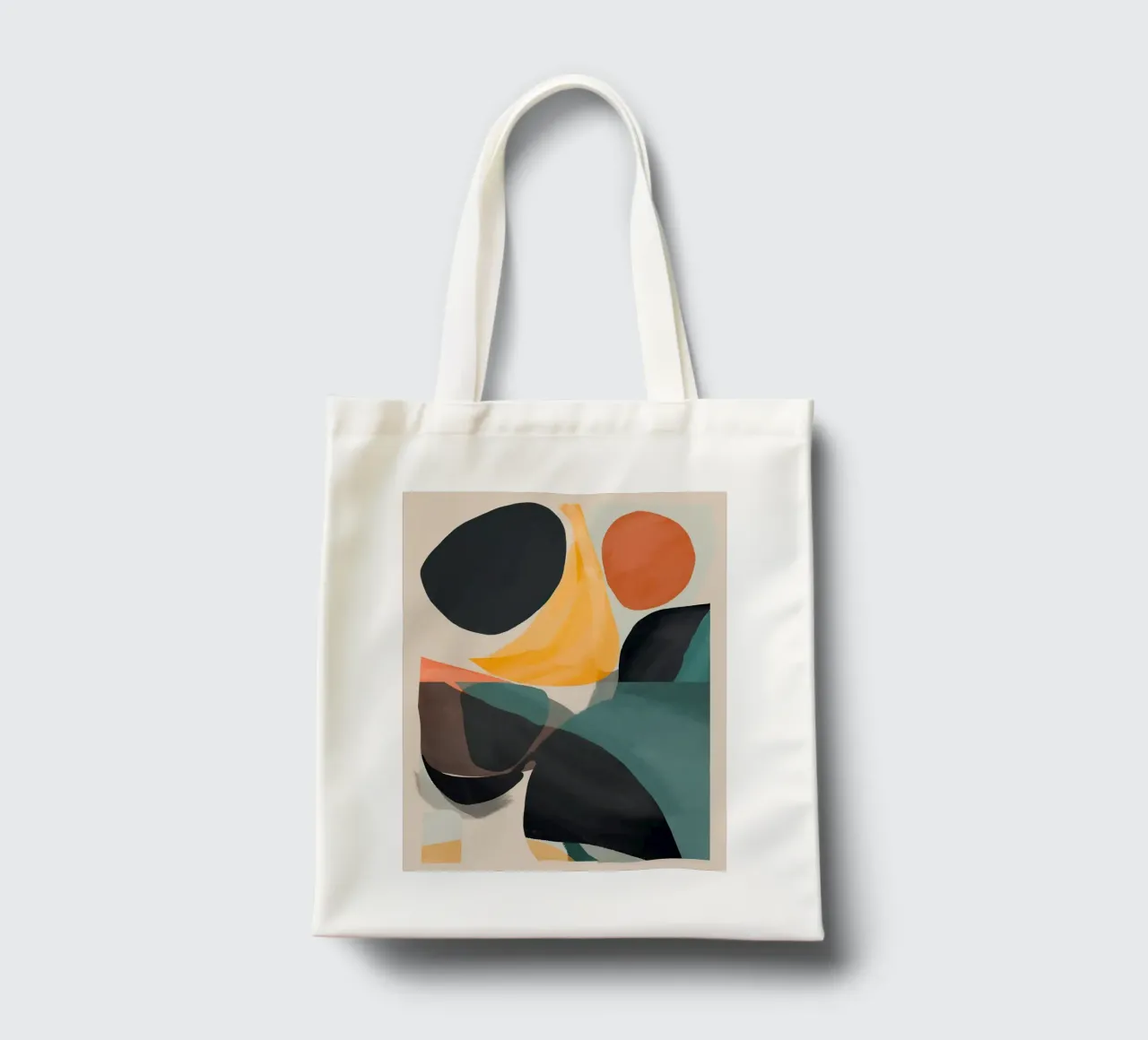 Arte astratta moderna 143 borsa in juta da ThingDesign