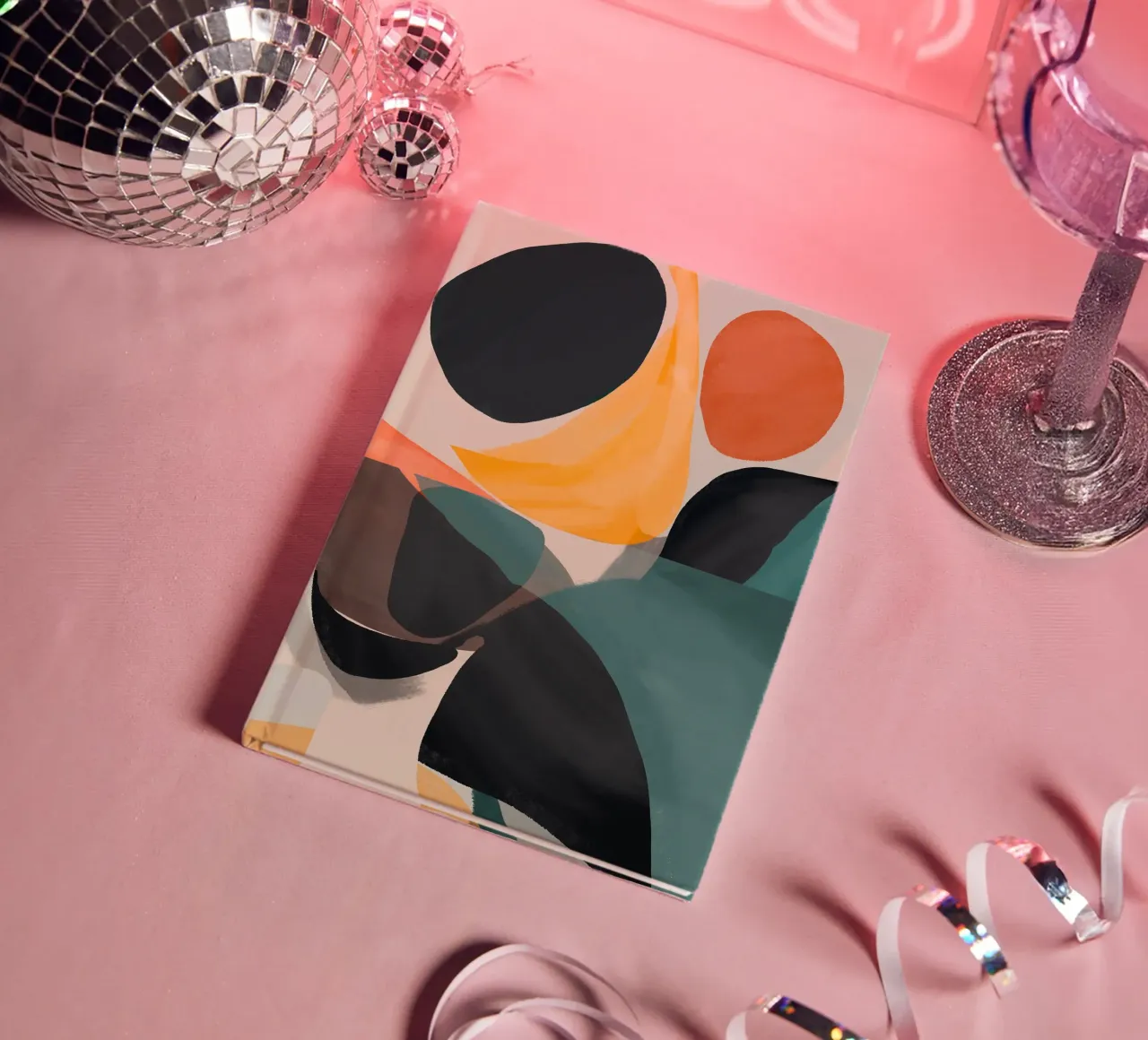 Modern Abstract Art 143 notebook by ThingDesign