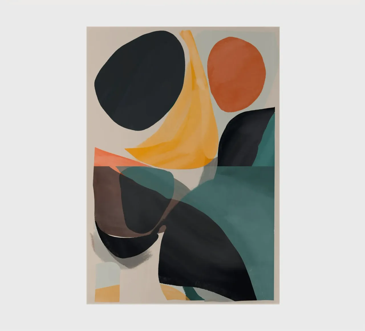 Modern Abstract Art 143 notebook by ThingDesign