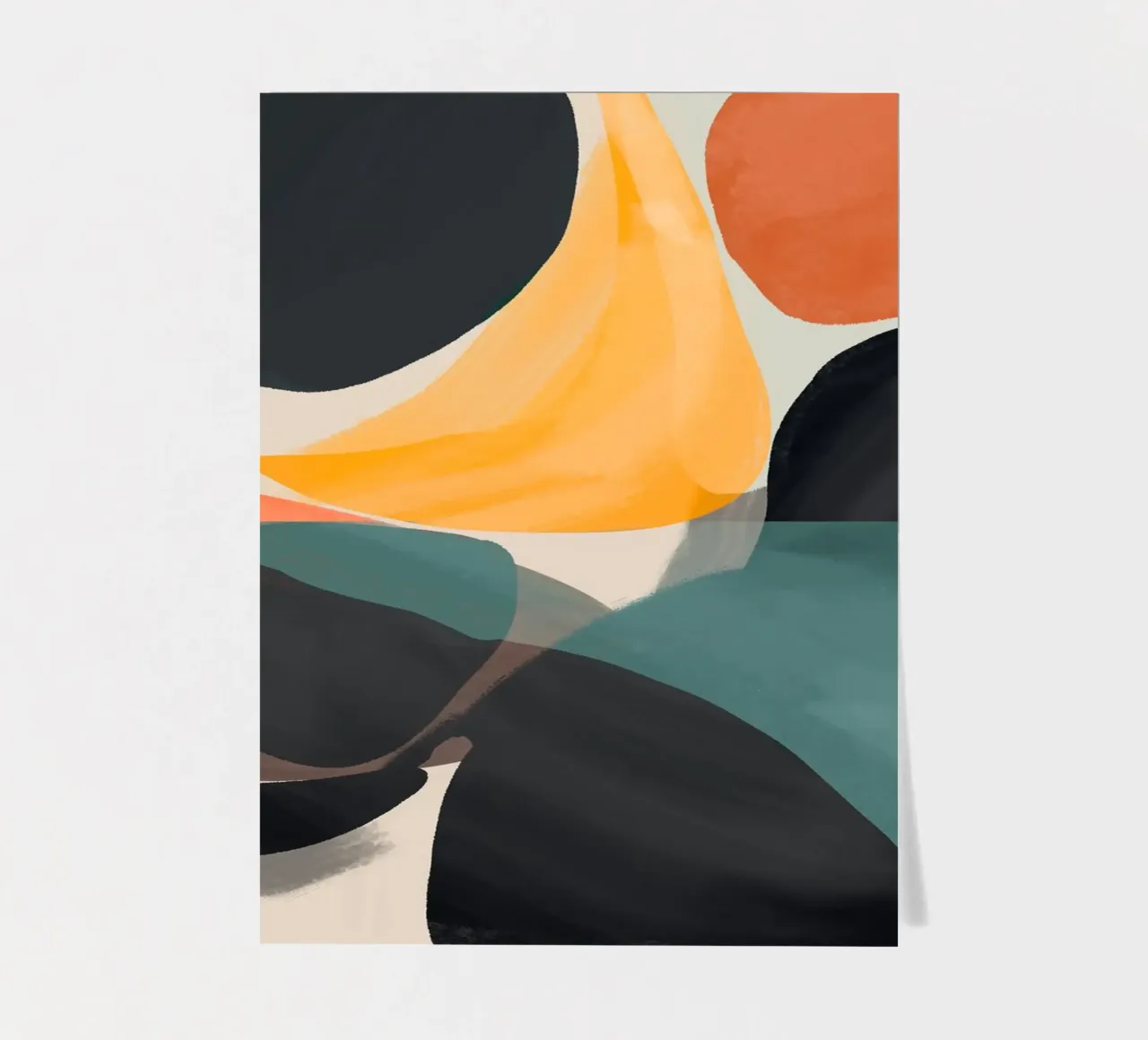 Modern Abstract Art 143 sticker sheet by ThingDesign