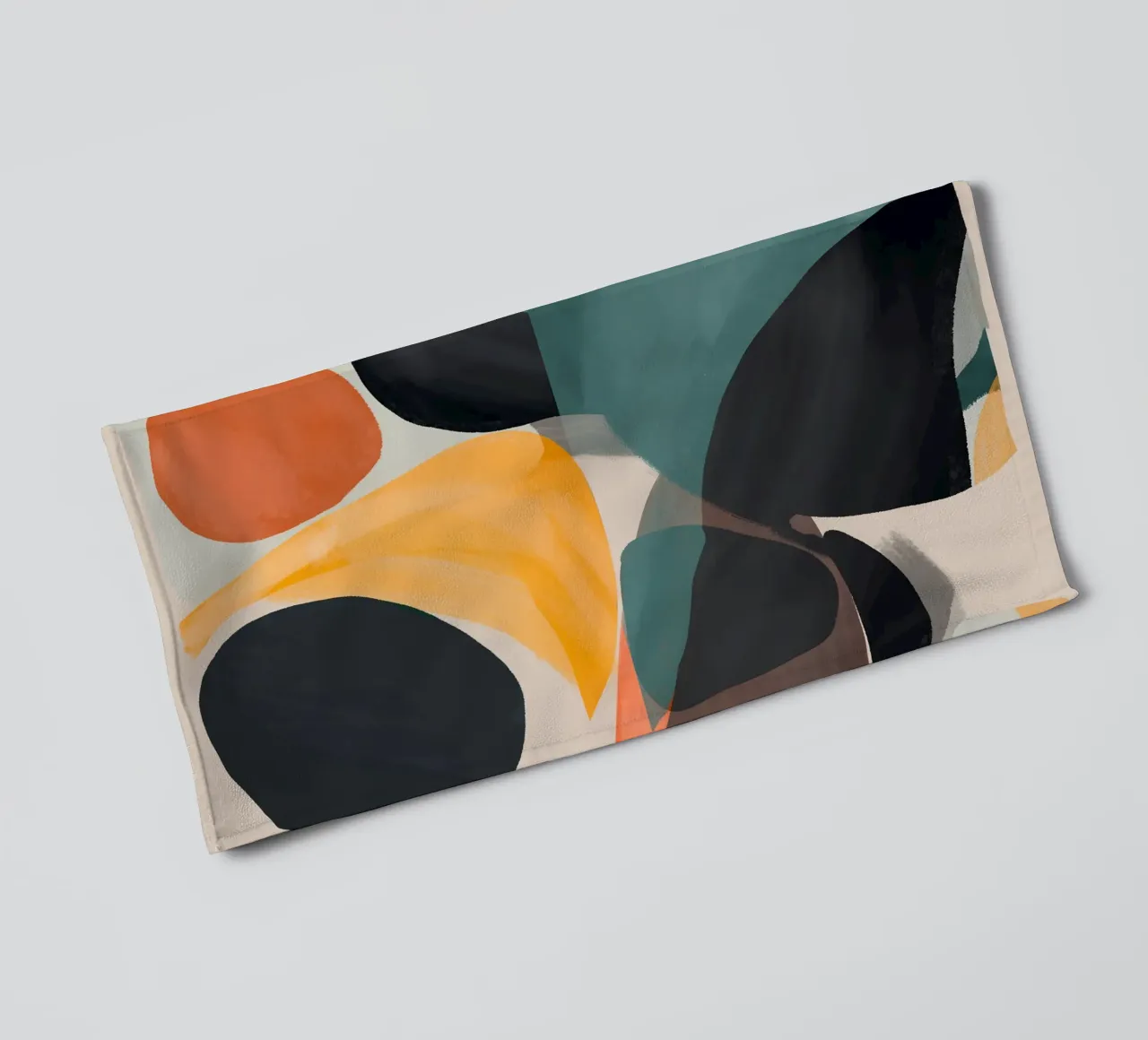 Modern Abstract Art 143 towel by ThingDesign