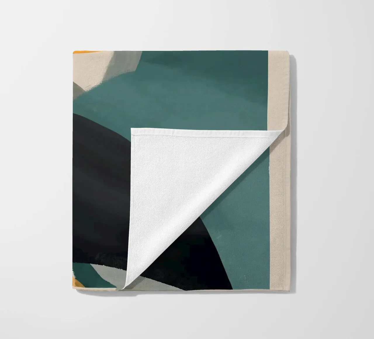 Modern Abstract Art 143 beach towel by ThingDesign