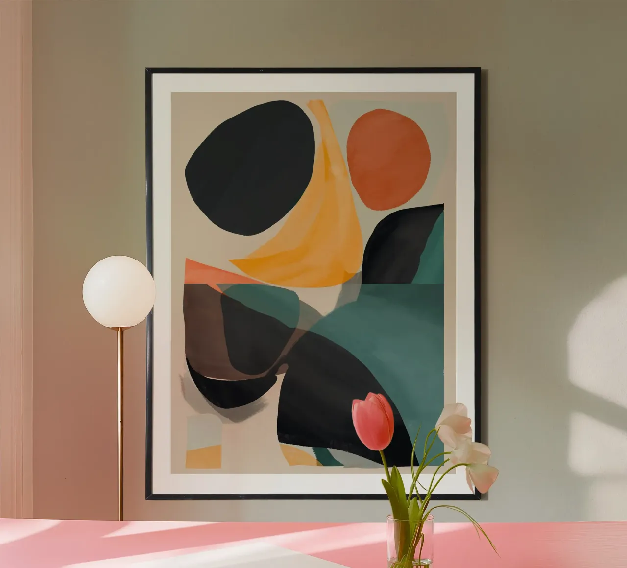 Modern Abstract Art 143 poster by ThingDesign