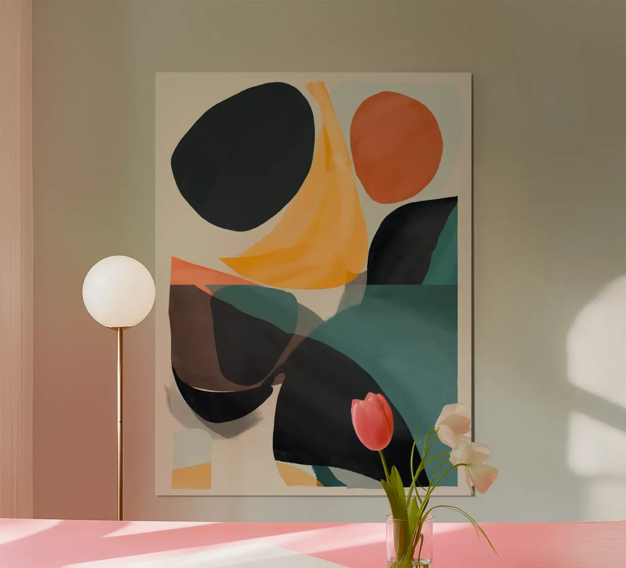 Modern Abstract Art 143 poster by ThingDesign