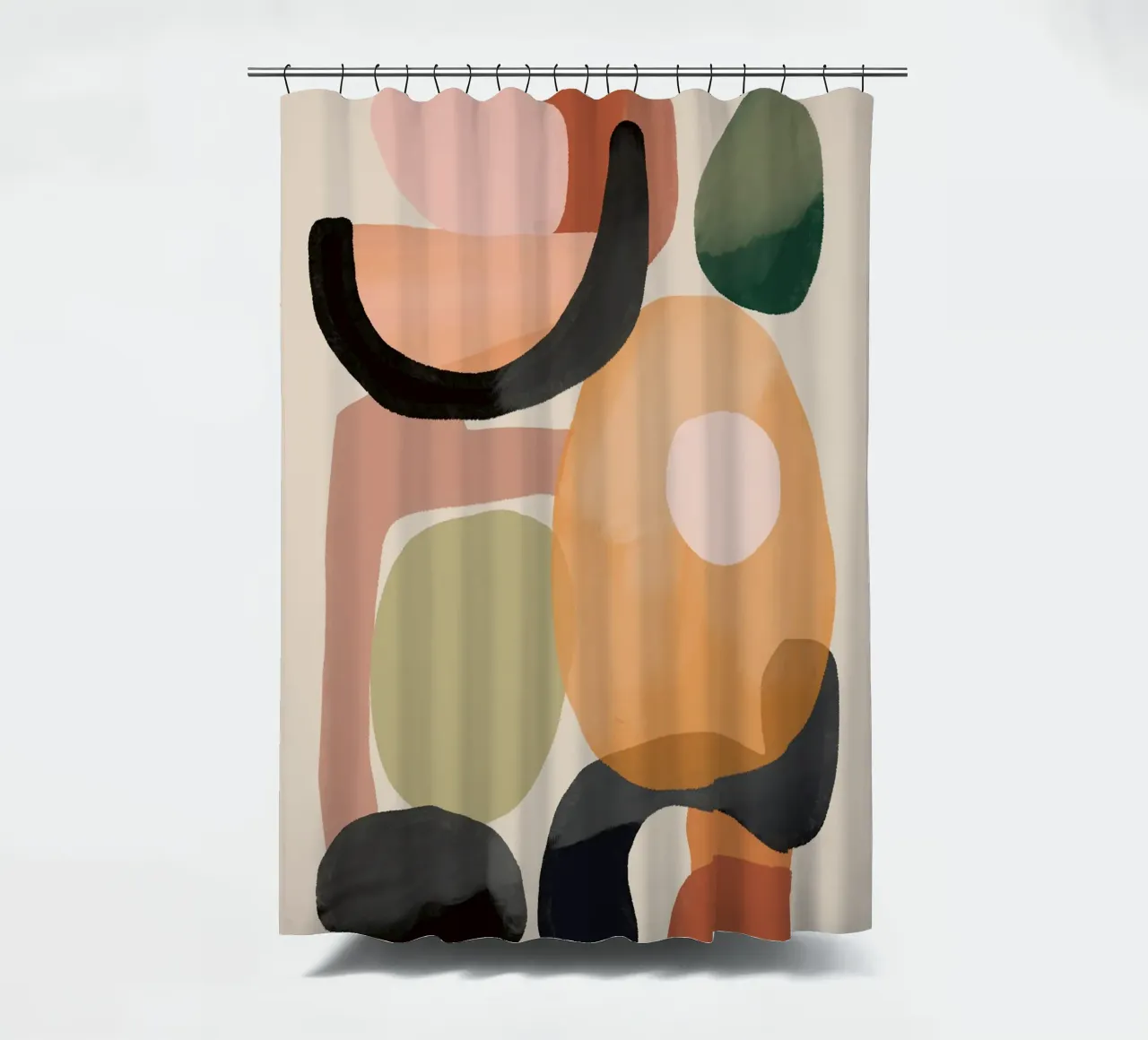 Art abstrait moderne 144 rideau de douche de ThingDesign