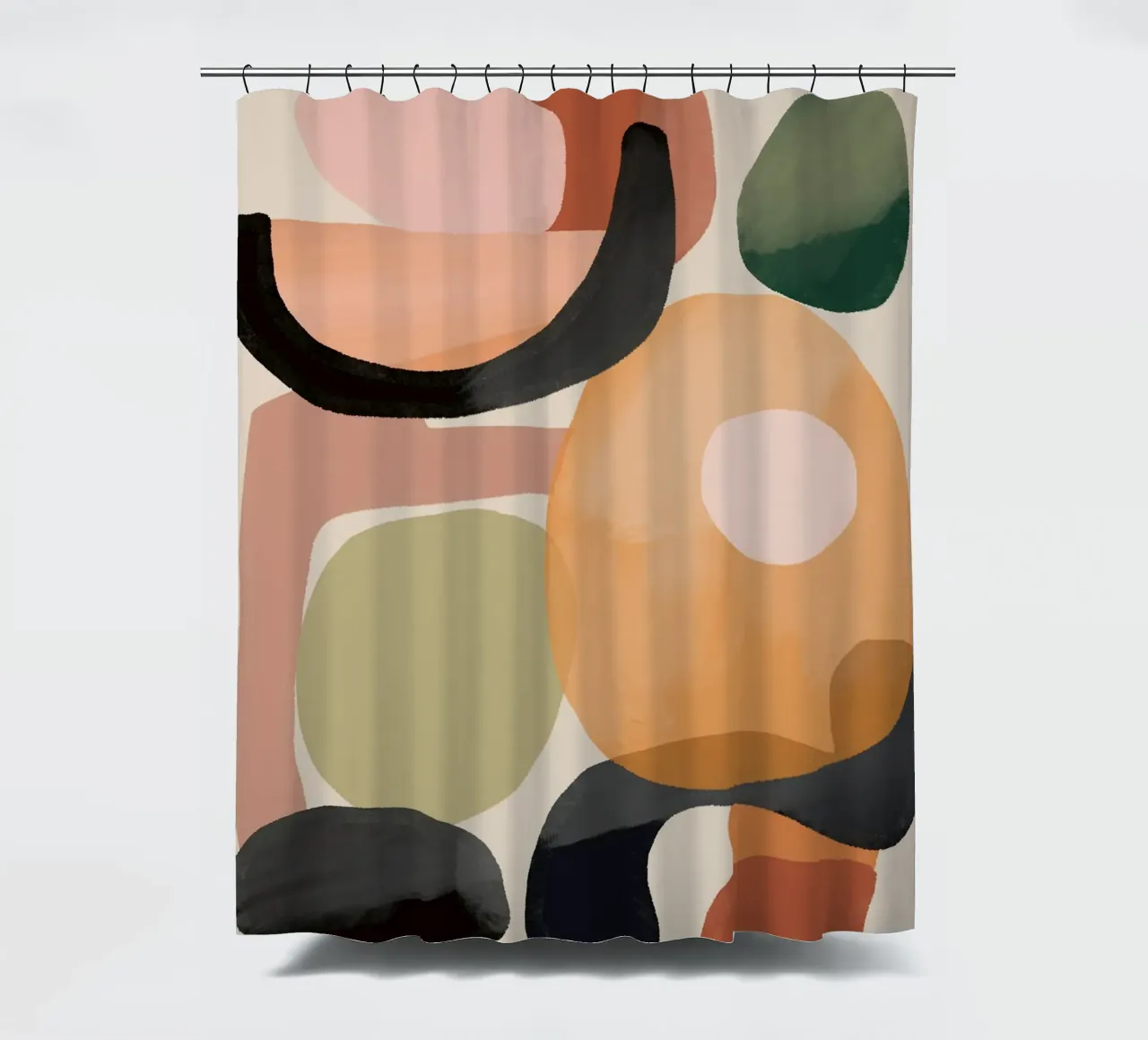 Art abstrait moderne 144 rideau de douche de ThingDesign