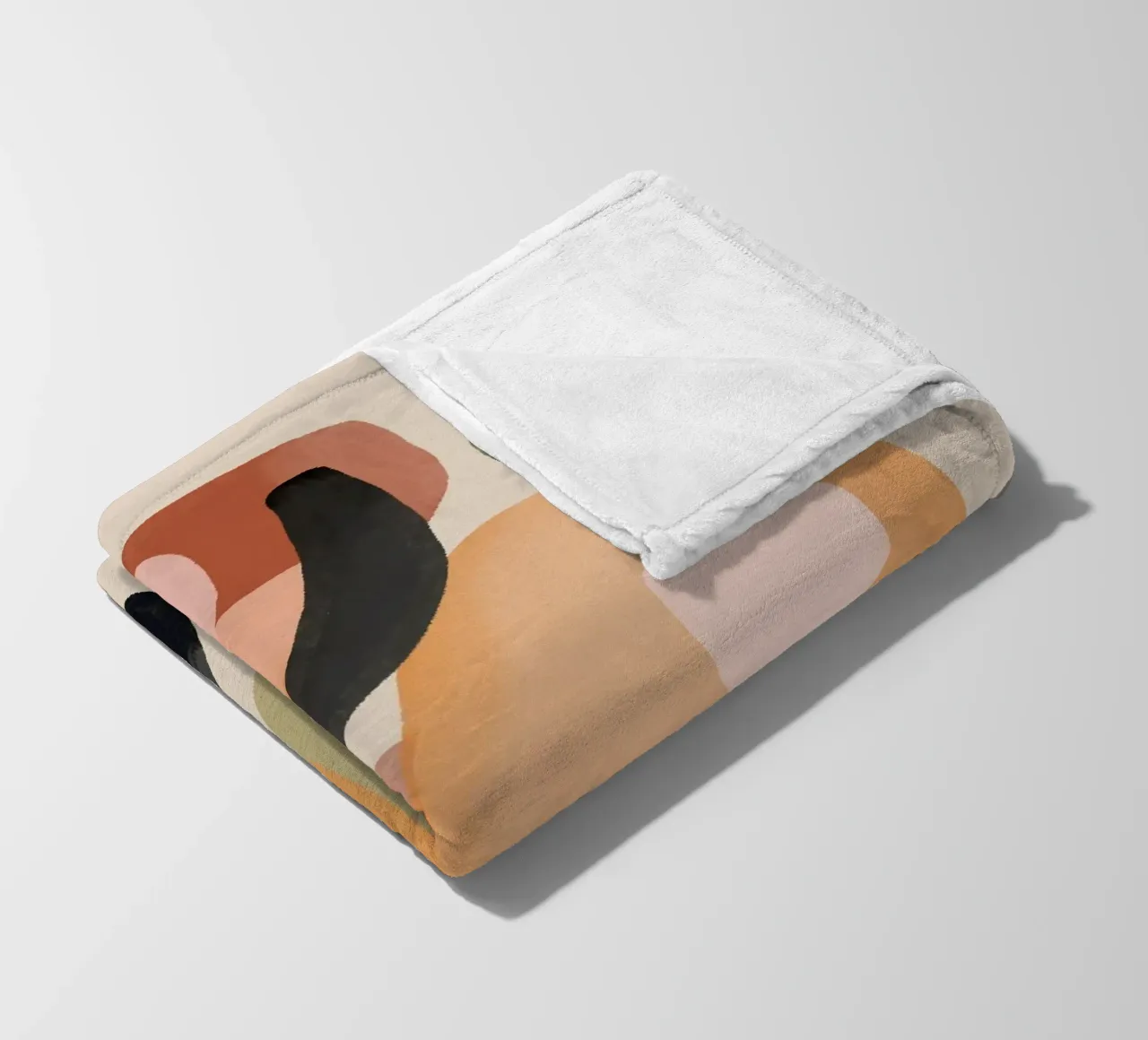 Moderne abstracte kunst 144 fleecedeken van ThingDesign