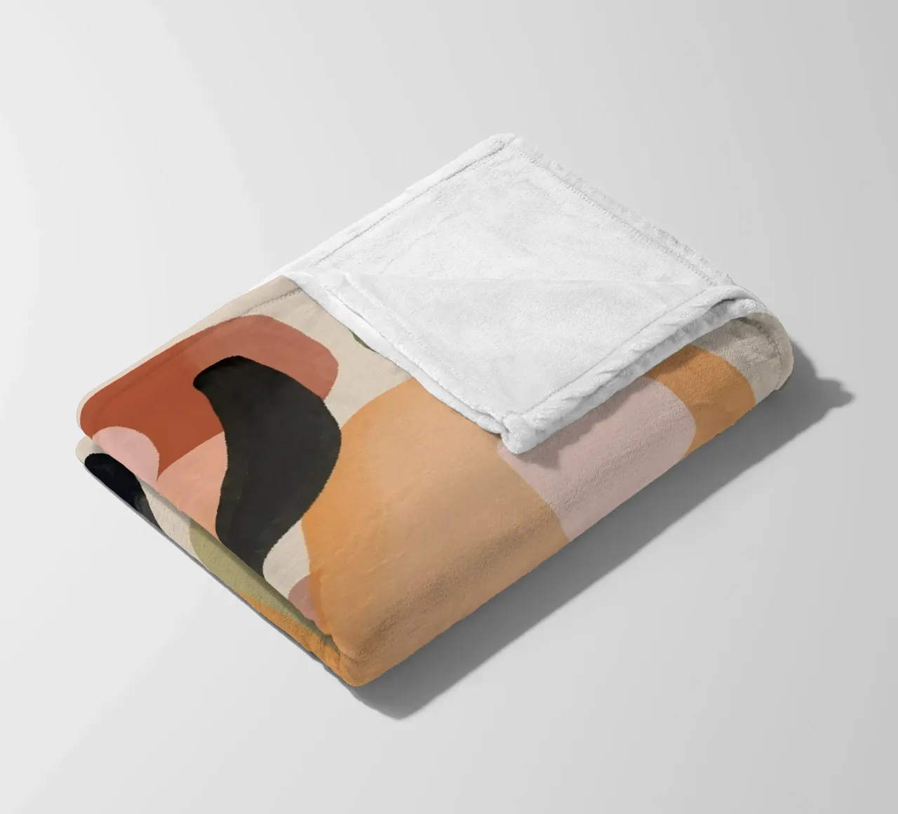 Moderne abstracte kunst 144 fleecedeken van ThingDesign