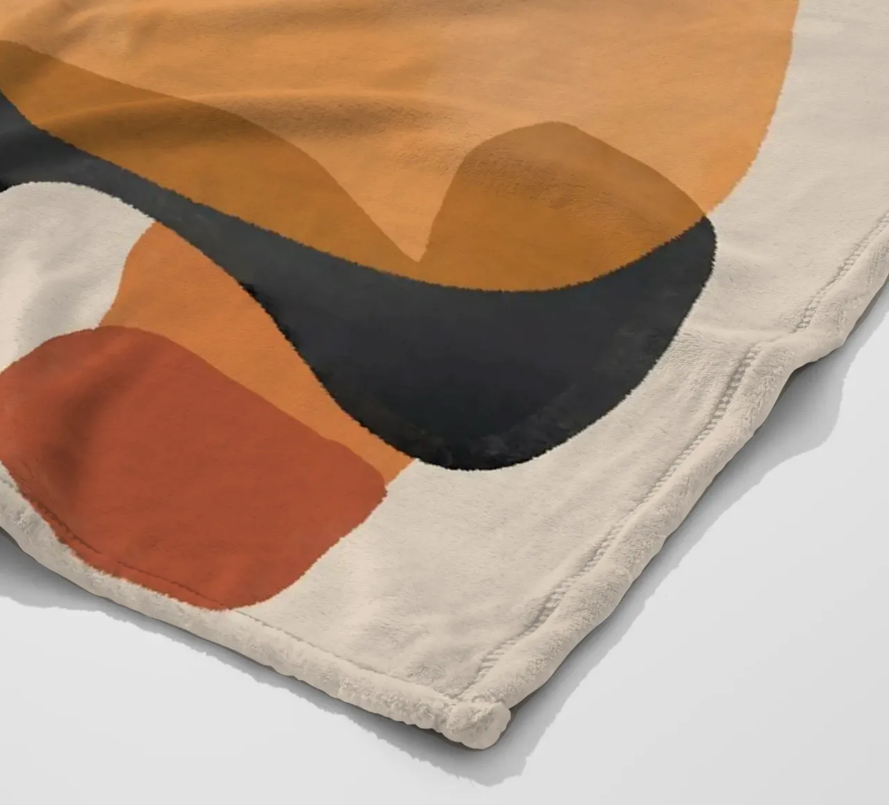 Moderne abstracte kunst 144 fleecedeken van ThingDesign