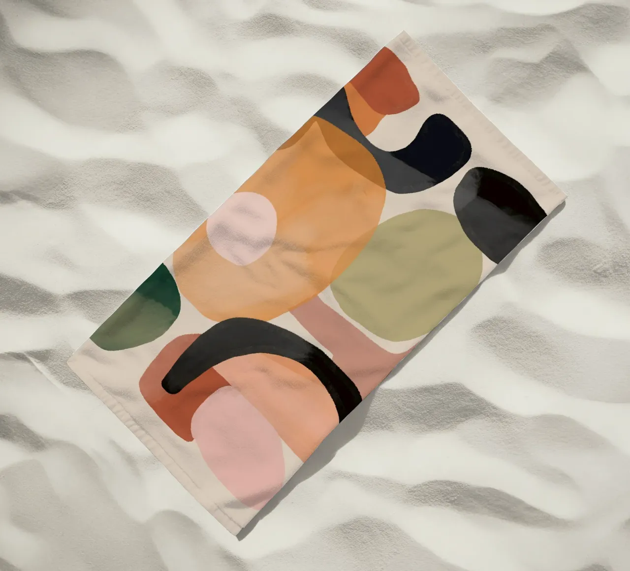 Art abstrait moderne 144 serviette de plage de ThingDesign