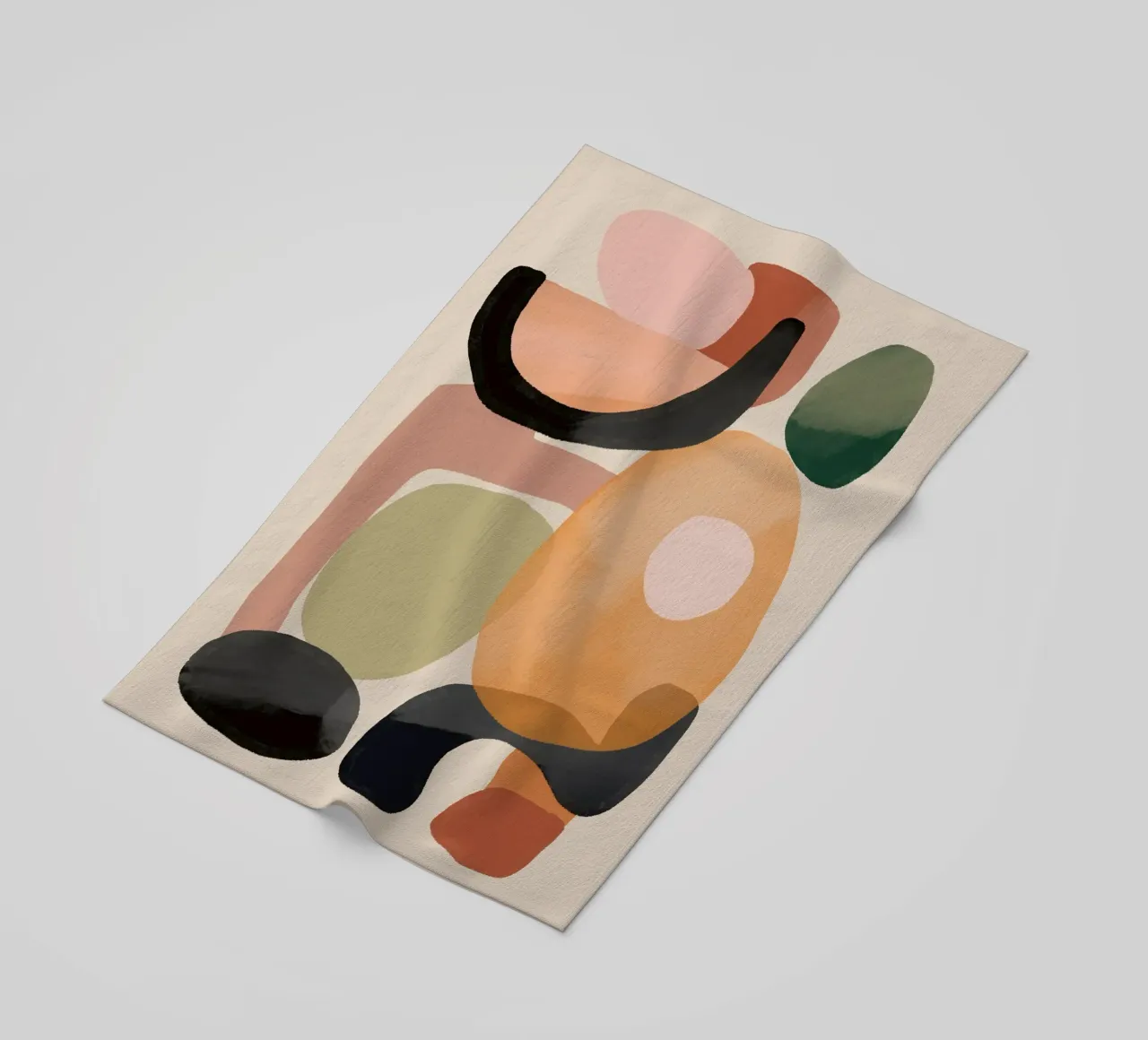 Arte astratta moderna 144 telo mare da ThingDesign