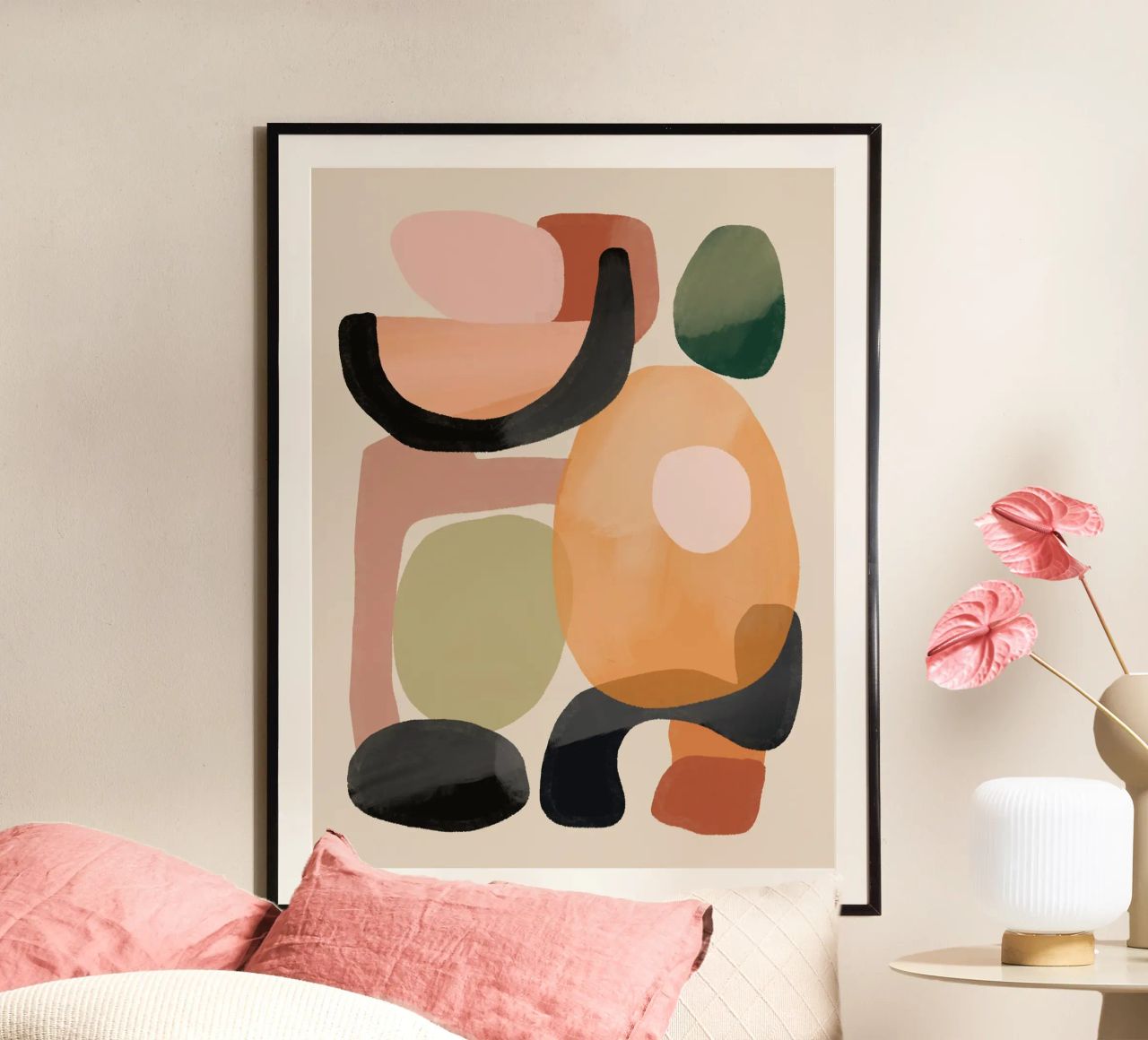 Modern Abstract Art 144 poster by ThingDesign