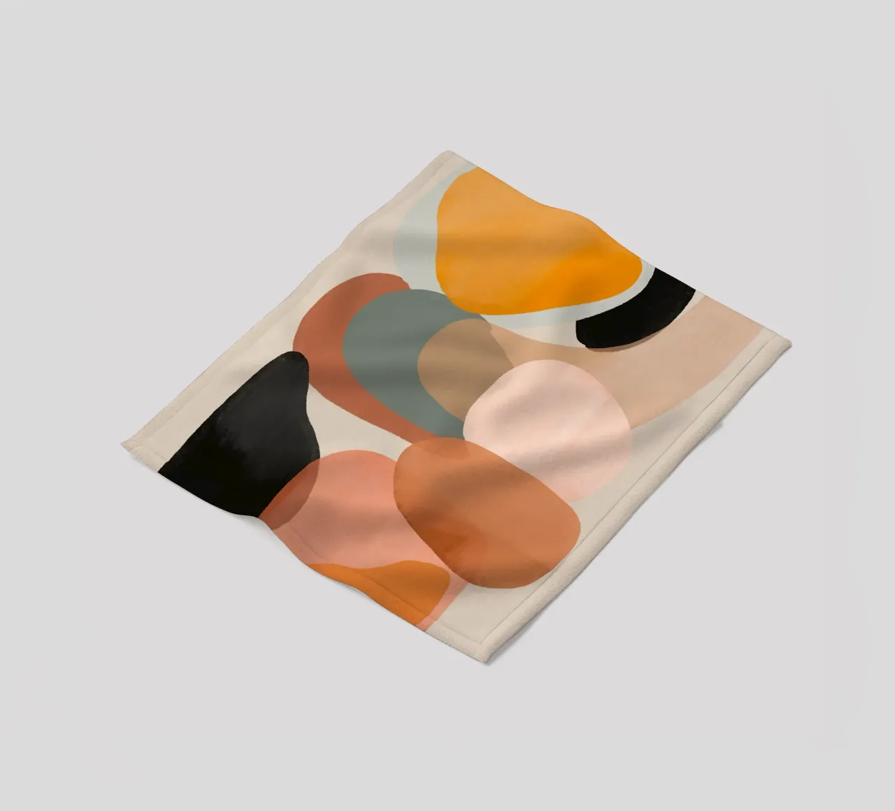 Arte astratta moderna 145 coperta in pile da ThingDesign