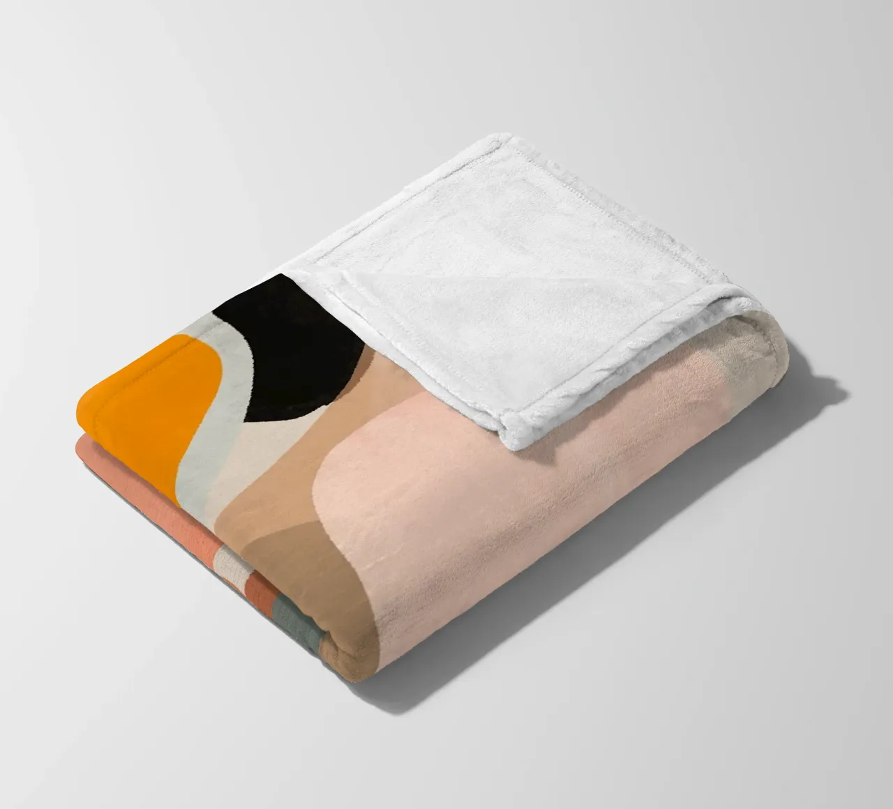 Arte astratta moderna 145 coperta in pile da ThingDesign