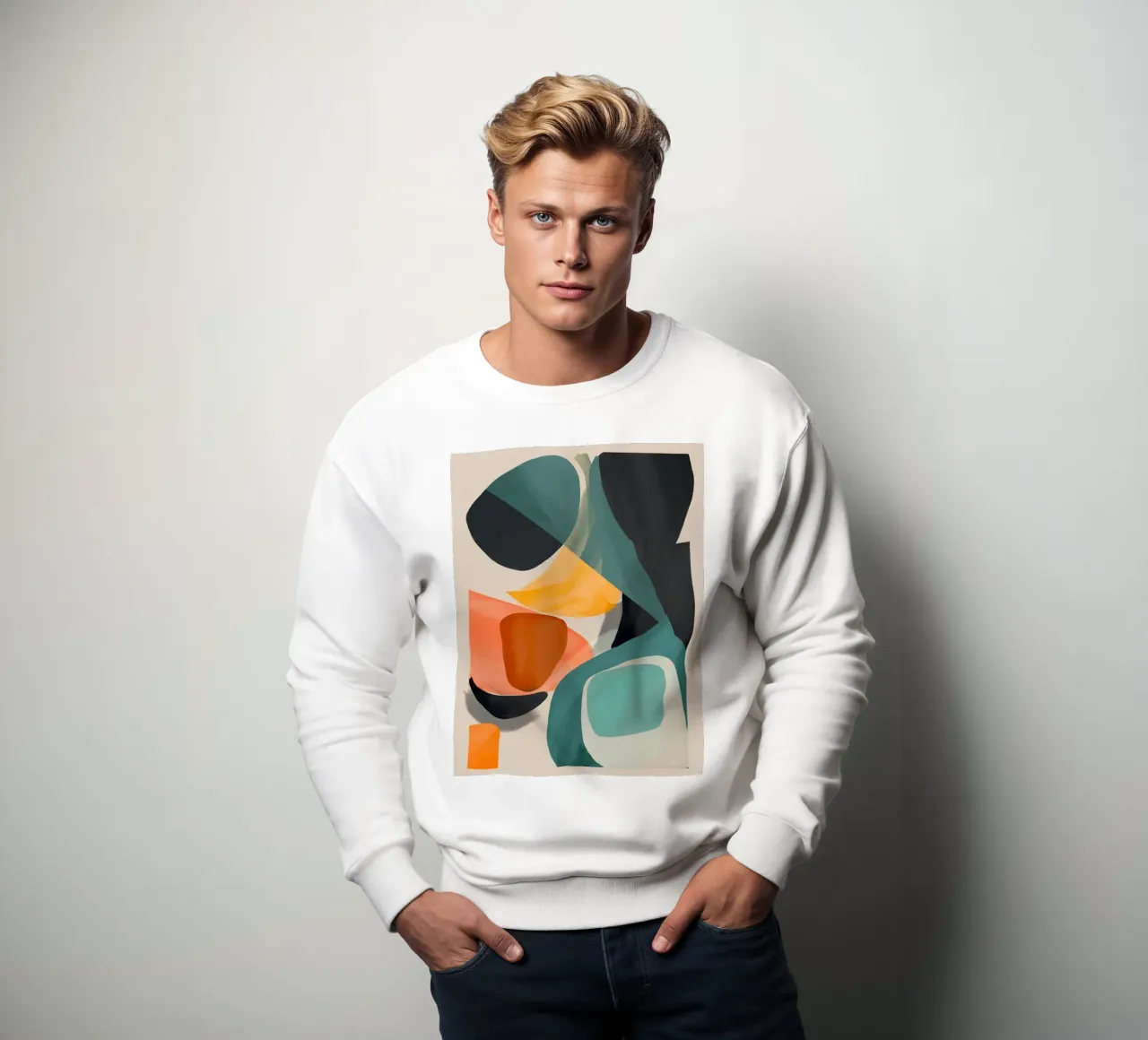 Modern Abstract Art 146 sweatshirt by ThingDesign