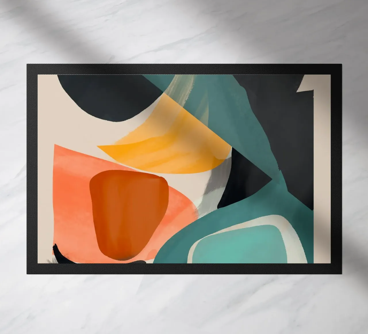 Modern Abstract Art 146 doormat by ThingDesign