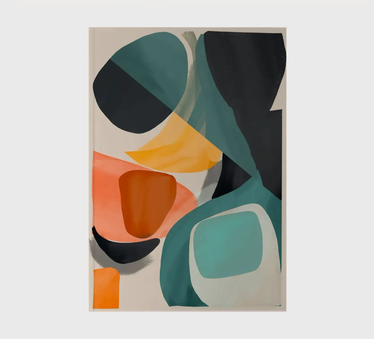 Modern Abstract Art 146 notebook by ThingDesign