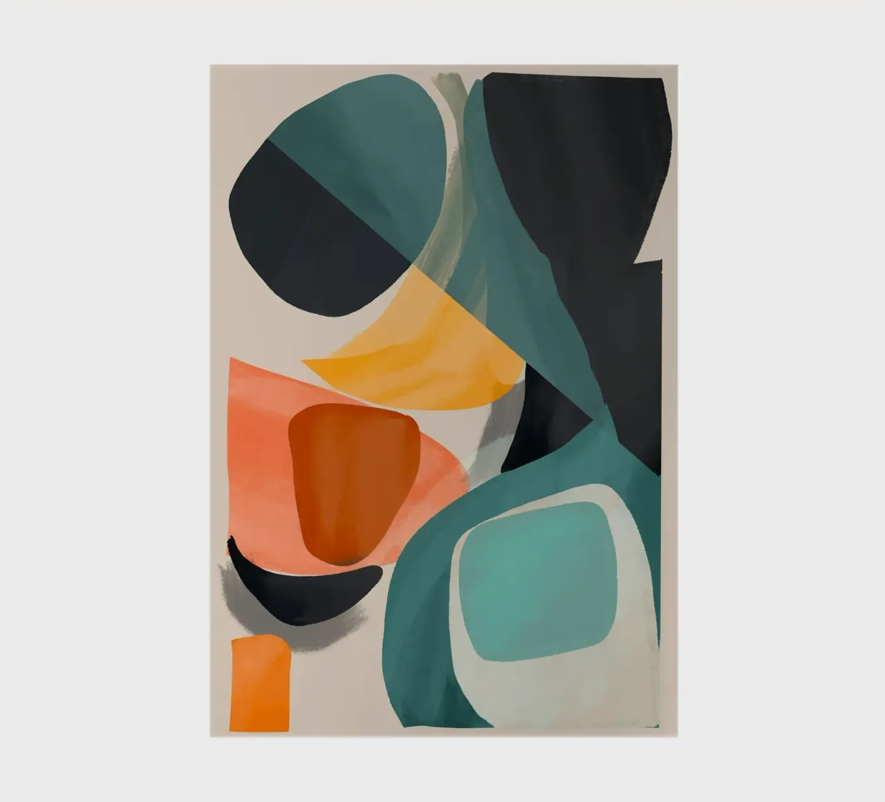 Modern Abstract Art 146 notebook by ThingDesign