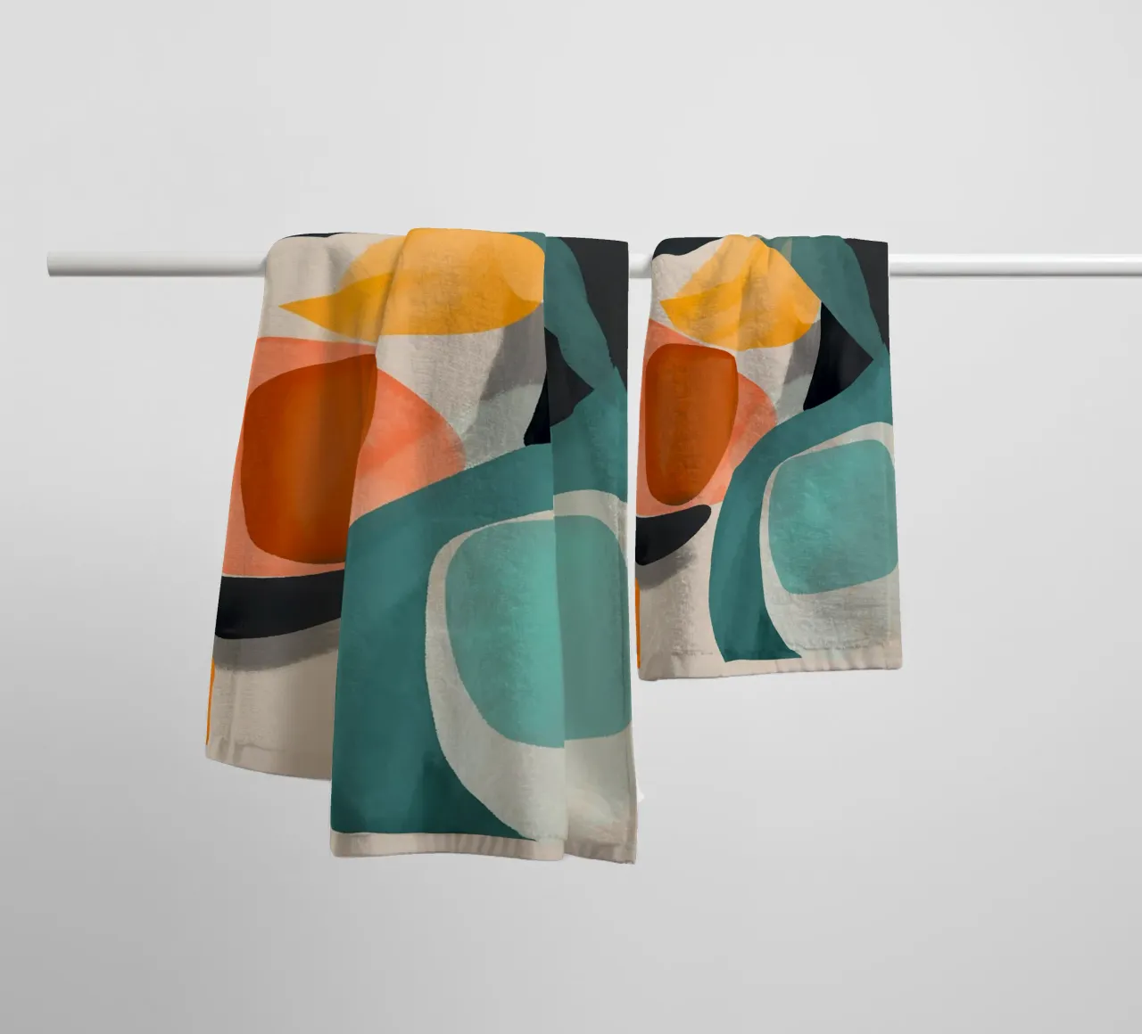 Modern Abstract Art 146 towel by ThingDesign