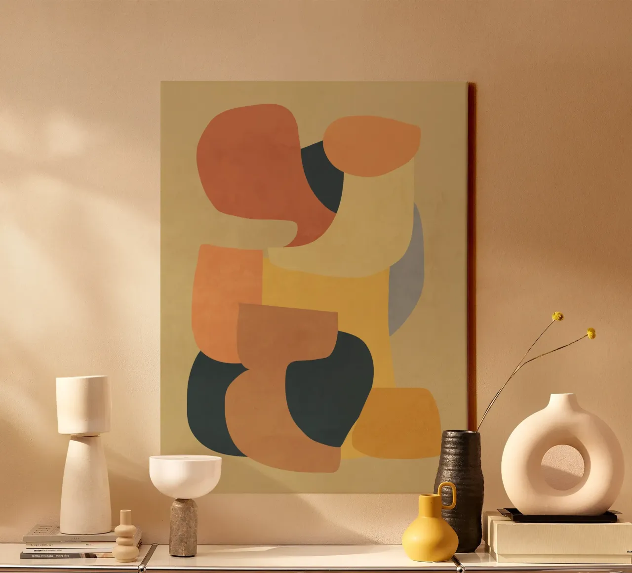 Modern Abstract Art 147 canvas by ThingDesign