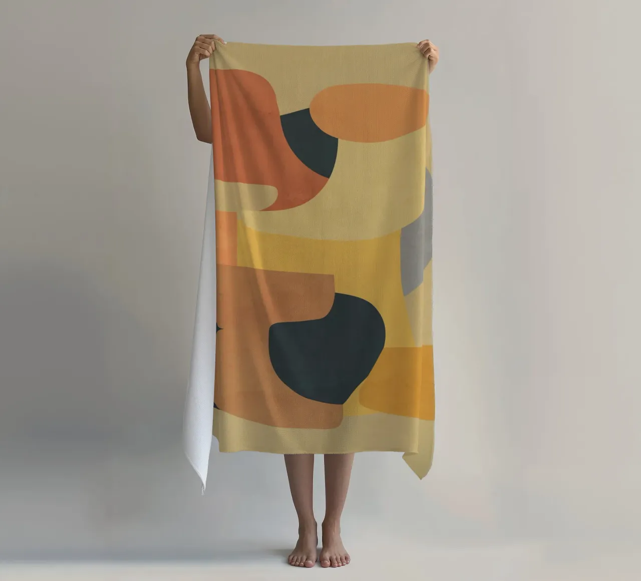 Modern Abstract Art 147 beach towel by ThingDesign